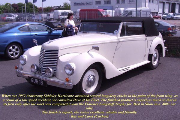 white car
