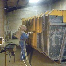 blast cleaning work