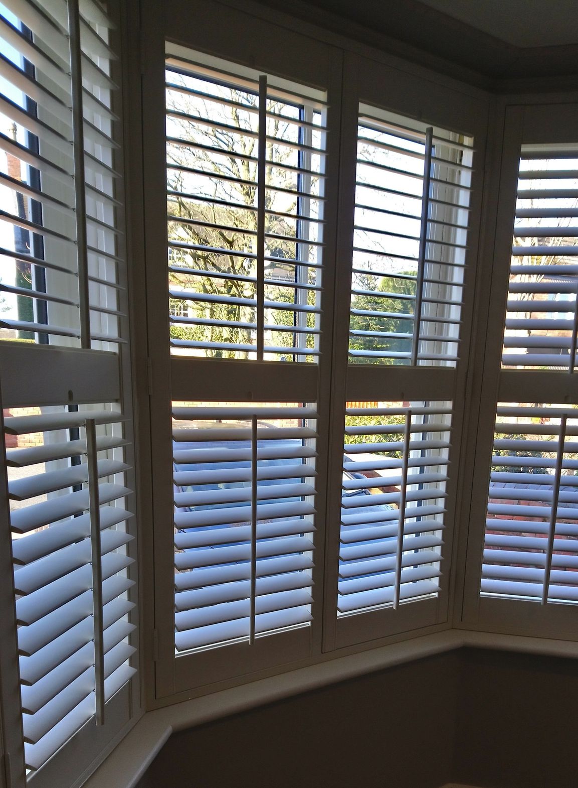 Bay Window Shutters Shenston Lichfeidl Staffordshire
