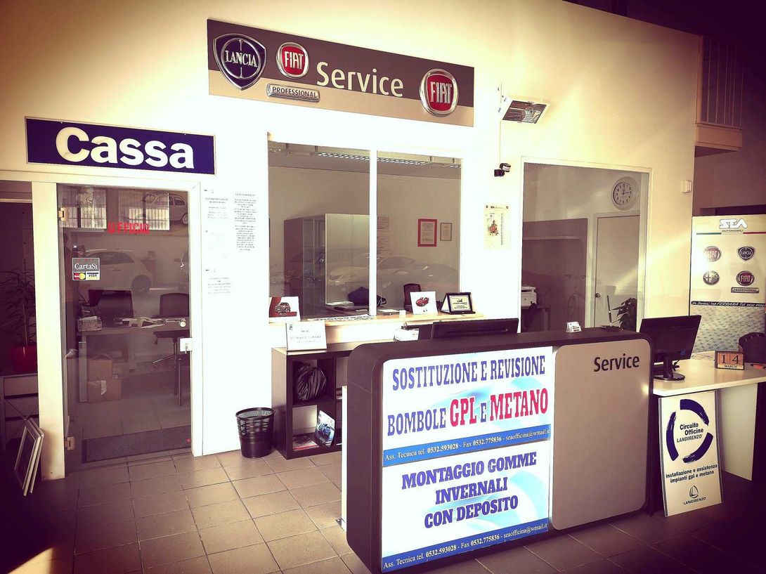 Interno centro revisione