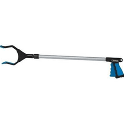 Adjustable Length Reacher - Daily Living Aids in El Paso, TX This adjustable reacher can stretch from 30 inches to 44 inches to aid with reaching objects from high shelves or across deep counters, this reacher has a jaw that rotates for horizontal or vertical use.