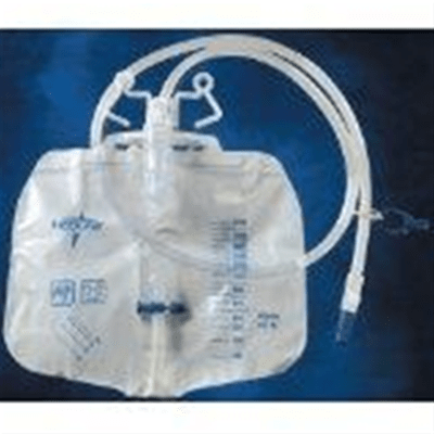 Urinary Drain Bag - Incontinence Supplies in El Paso, TX. Comes with a reinforced hanger with built-in anti-kink drain tube guide, 50
