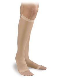 Comfortable top band, reinforced toe and front, nylon/spandex latex free.