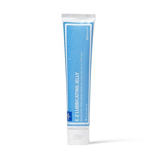 E-Z Lubricating Jelly - Medical Supplies in El Paso, TX Sterile, greaseless, water-soluble jelly, ideal for lubrication of gloves and instruments, easily spreads over rubber, synthetic or metal surfaces, jelly forms a translucent film that adheres well, yet washes away easily