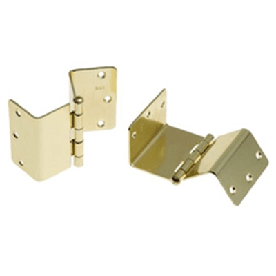 Expandable Door Hinges, Brass - Aids to Daily Living in El Paso, TX Adds 2 inches to doorways, allowing barrier-free access for most wheelchairs, walkers and transfer chairs, an easy, inexpensive way to expand most doorway openings, installs using the same screws and holes as the existing hinge.