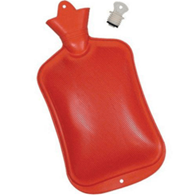 Hot Water Bottle - Daily Living Aids in El Paso, TX Hospital grade rubber hot water bottle with screw stopper, 2 Quart capacity.
