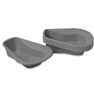 Bed Pan — Bed Pans in El Paso, TX Helps minimize storage space, fits over standard toilet when seat is raised, graduated to 800 mL, non-stick surface, graphite Weight Capacity : 250 lbs.