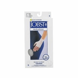 Gauntlet glove, designed for patients with mild edema