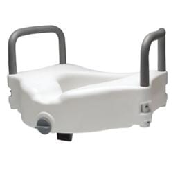 Raised Toilet Seat with Locking Clamp -Raised Toilets Seats in El Paso, TX Designed for those who have difficulty sitting down or standing up from the toilet, adds 4-1/2