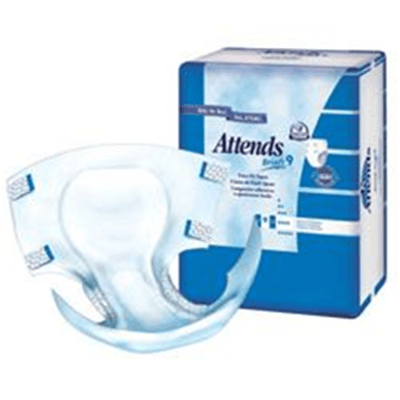 Attends Easy Fit Tapes Briefs - Adult Diapers in El Paso, TX Maximum protection, provides excellent acquisition rate, dryness and leakage control, easy-fit tapes allows repositioning of tapes without tearing brief, soft non-woven topsheet offers added skin comfort.