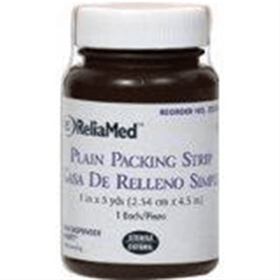Sterile Plain Packing Strip - Wound Care Supplies in El Paso, Tx. Designed to be inserted into the wound bed to soak up blood and other exudate material for a better healing environment.
