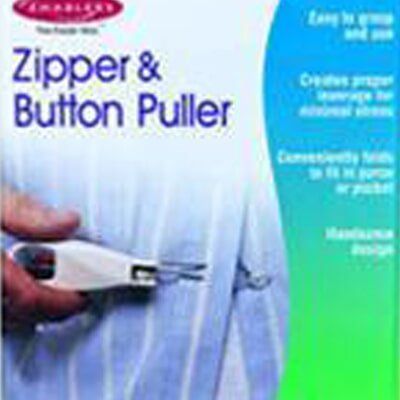Zipper & Button Puller - Aids to Daily Living in El Paso, TX For those with weak or arthritic fingers, there's probably not a more difficult task than buttoning a button, easy to grasp and use, this product eliminates stress and frustration by pulling the button or zipper into position.