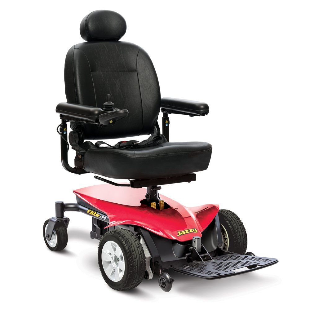 JAZZY ELITE ES - Electric Wheelchairs in El Paso, TX Only 23 inches wide, great for doorways and tight spaces, simple design for easy serviceability, high-back seats are standard.