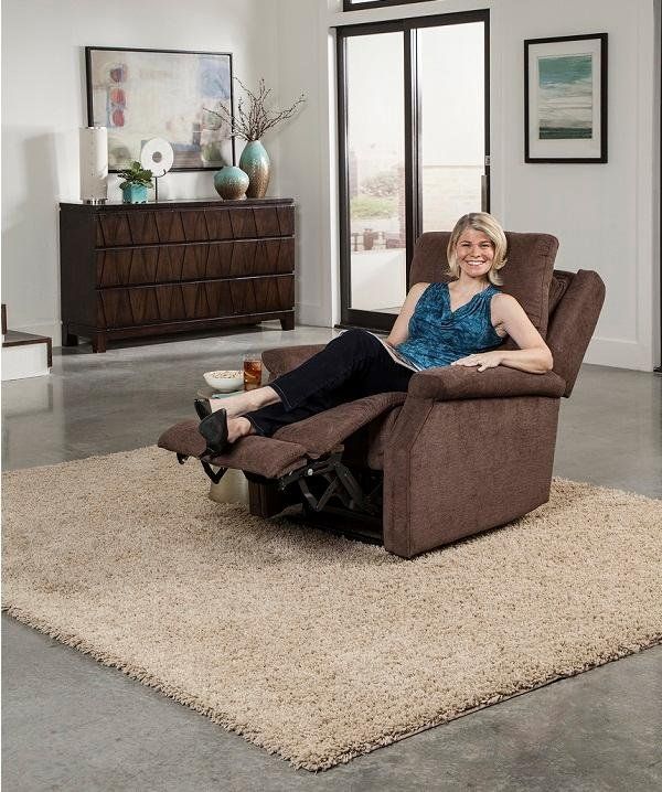 Power lumbar for personalized comfort, full-width power headrest to lift head, neck and shoulders, usb remote, footrest extension, and infinite lay flat position.