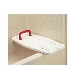 Tub Shower Board - Bath Chairs in El Paso, TX Tub Shower Board, attaches securely to most bathtubs, built-in soap holder, rubber covered clamps resist slipping.