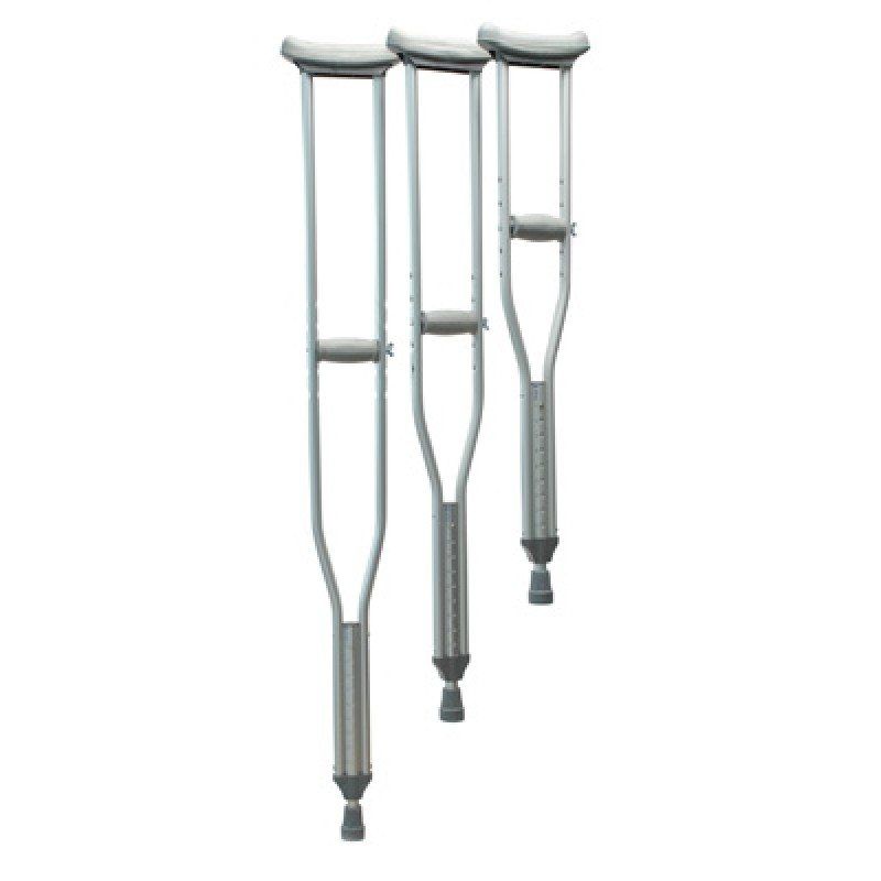 Crutches -Crutches and Canes in El Paso, TX Walking Crutches, easily adjustable with Underarm Pad and Handgrip, 1 Pair