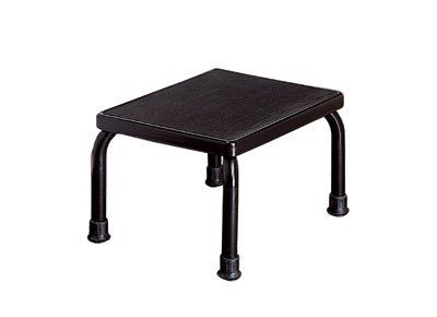 Step Stool - Daily Living Aids in El Paso, TX Vinyl-edge molding prevents marring, sturdy, epoxy-painted steel legs with steel-reinforced rubber tips, weight capacity 250 lb - evenly distributed