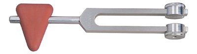 Tuning Fork & Percussion Hammer - Percussion Hammer in EL Paso, Tx. 2-in-1 Tuning Fork & Percussion Hammer, aluminum 256 Hz tuning fork with permanently affixed molded red hammer head for general neurological testing.