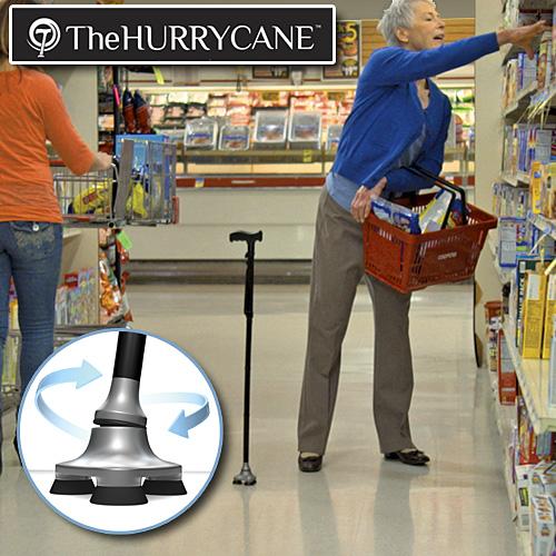 HURRYCANE - Walking Cane in El Paso, TX Freestanding folding cane, height adjustable, weight capacity of 350 lbs.