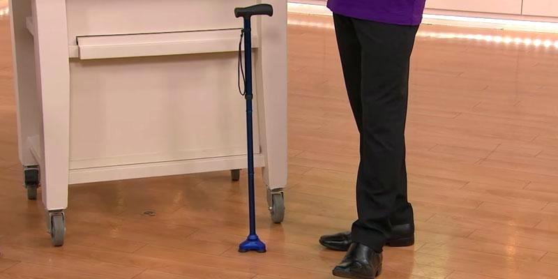 Hurrycane has a pivoting base, freestanding design, adjustable height of 30.5