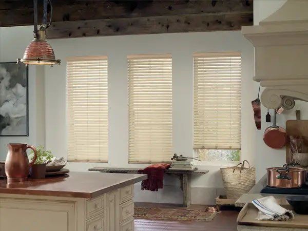 Faux Wood Kitchen — Chicago, IL — Blinds Gallery