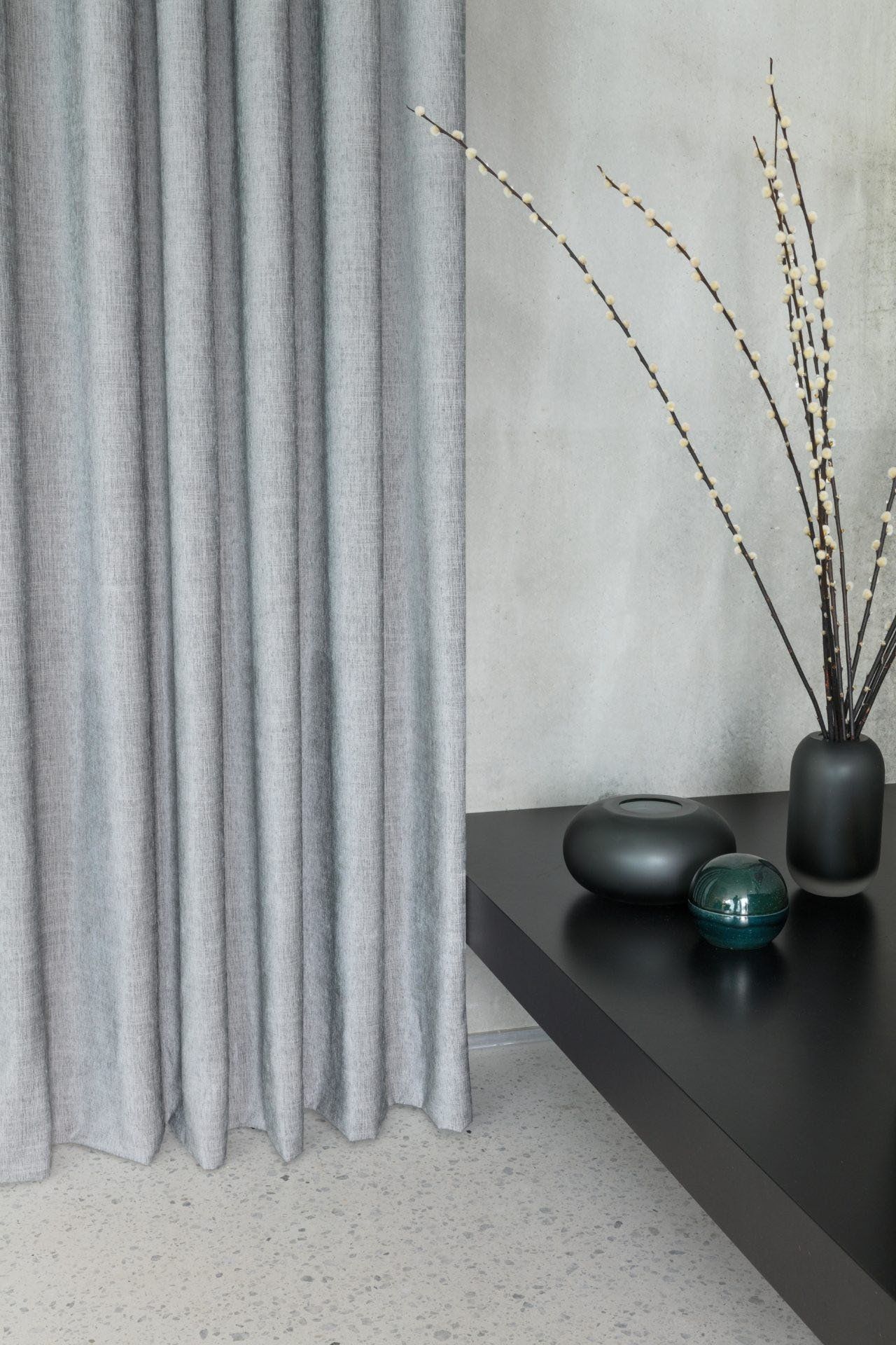 Gray Curtain — Chicago, IL — Blinds Gallery