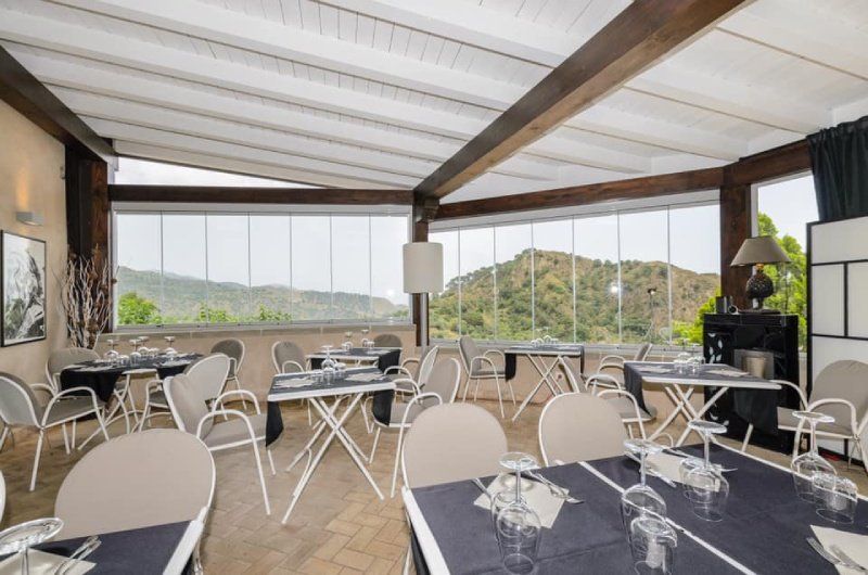 terrazza del ristorante per eventi