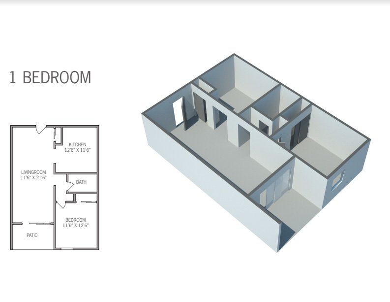 1 bedroom