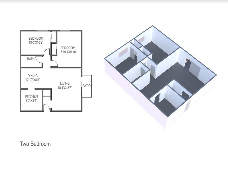 2 bedroom