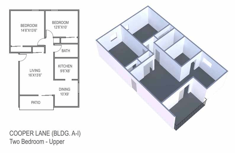 BLDG. A-I One Bedroom