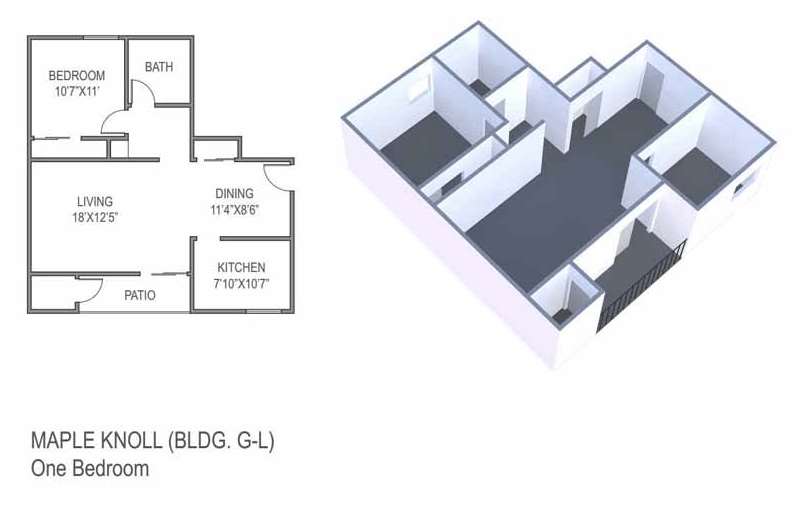 BLDG G-L One Bedroom