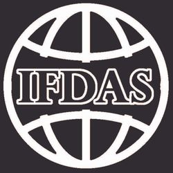 IFDAS Logo The ifdas logo is white on a black background