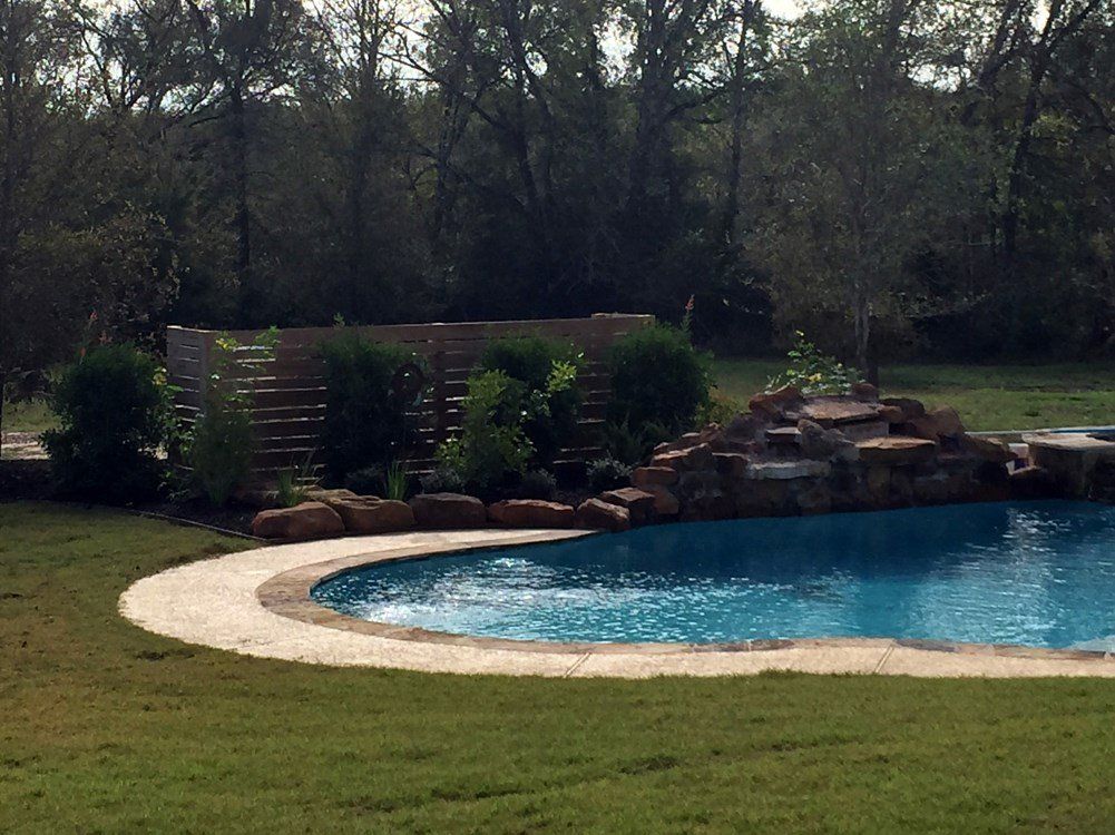 water feature installation