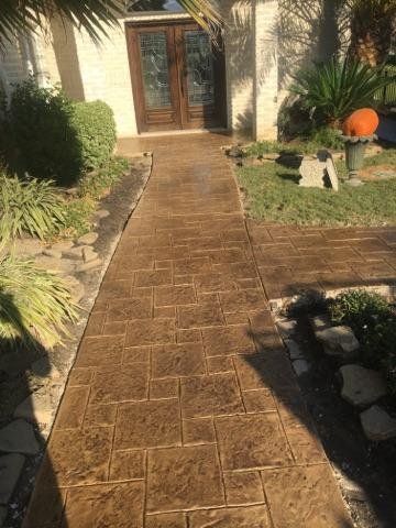 concrete sidewalk