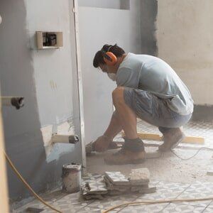 Preparing the Bathroom Floor for Tiling - Plumbing Service & Repair in in Woodbridge, NJ Preparing the Bathroom Floor for Tiling - Plumbing Service & Repair in in Woodbridge, NJ