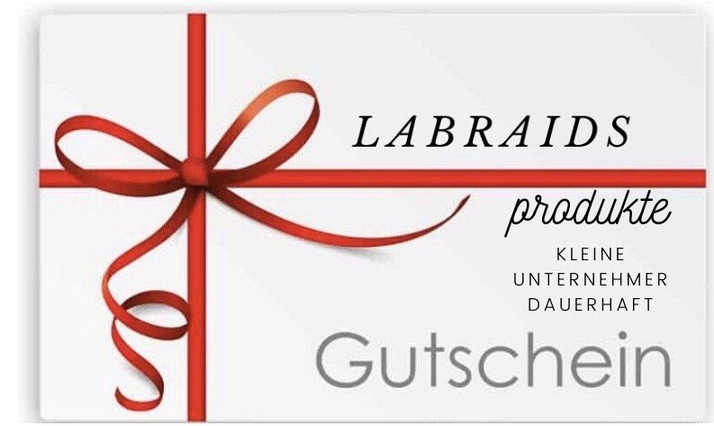 Eine Geschenkkarte mit einer roten Schleife