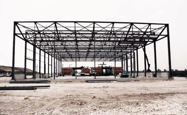 prefabbricato in acciaio per industrie