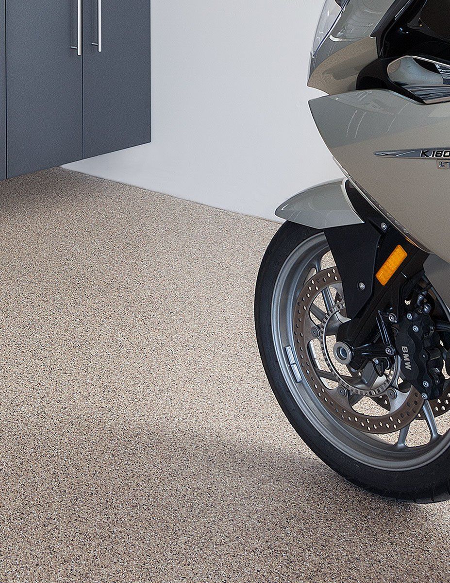 Decorative Chip Epoxy Garage Flooring