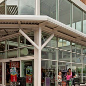 shop front, commercial shopping centre