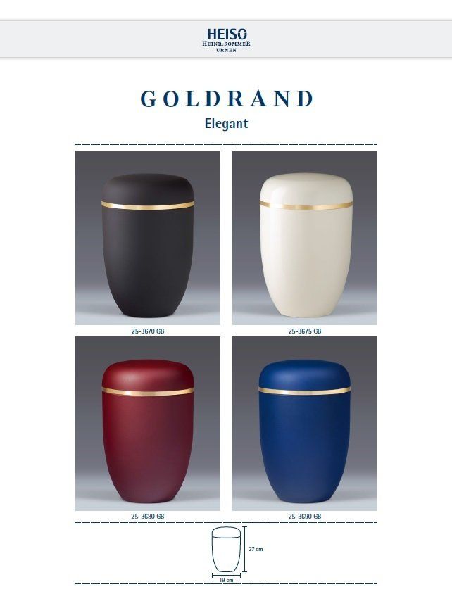 Urnen Goldrand