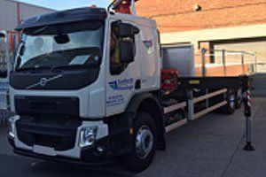 front view of the truck