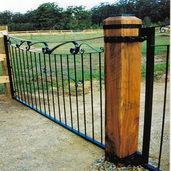 Black Steel Fence 2 — Projects in Wauchope, NSW