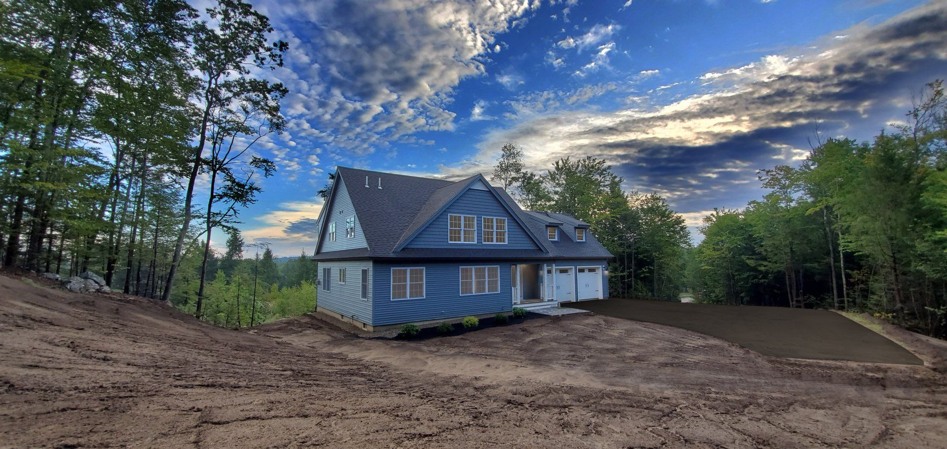 New Homes Gilligan under Construction at Caleb Commons in Danville NH