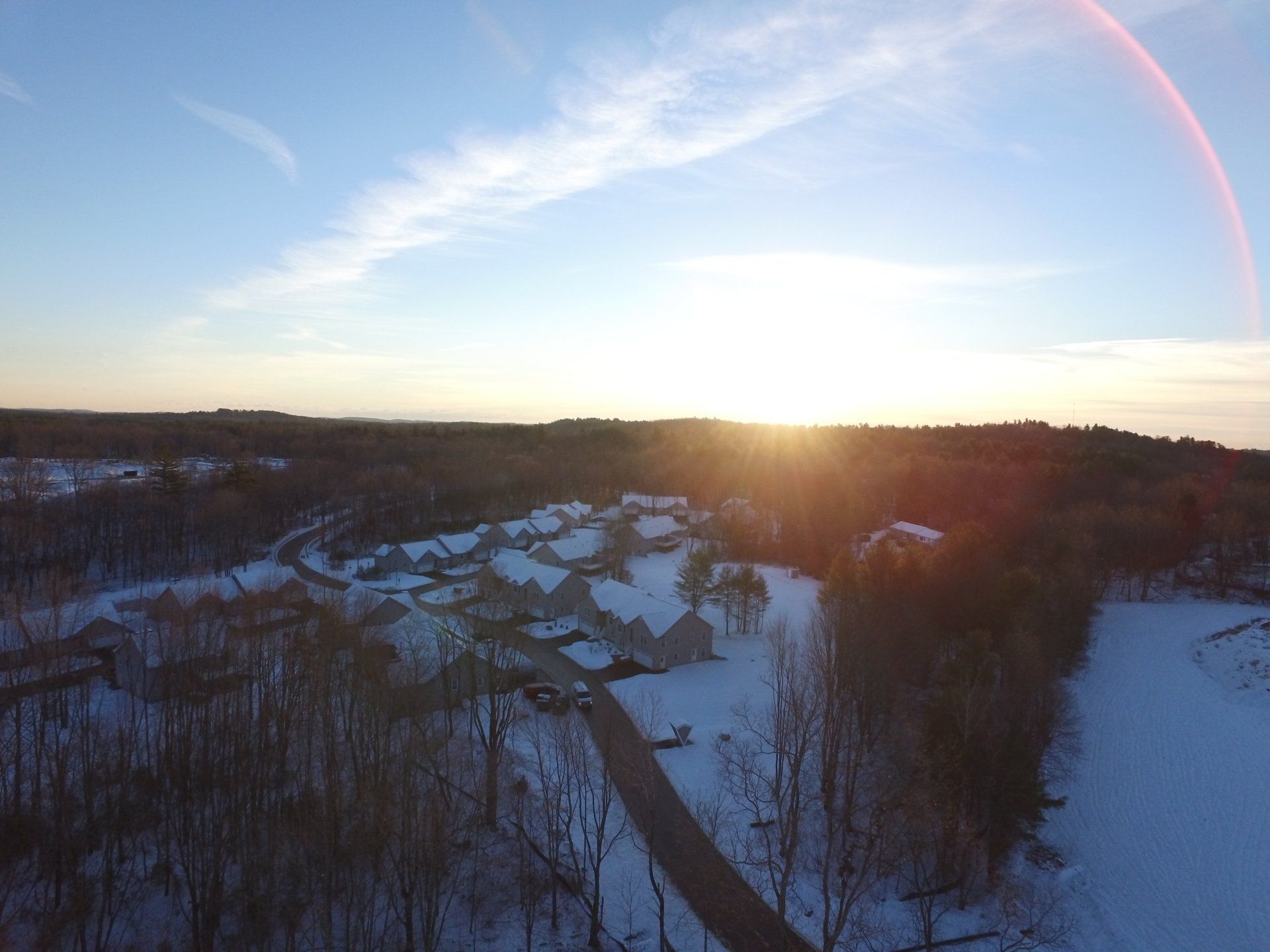 A winter wonderland captured in December using the