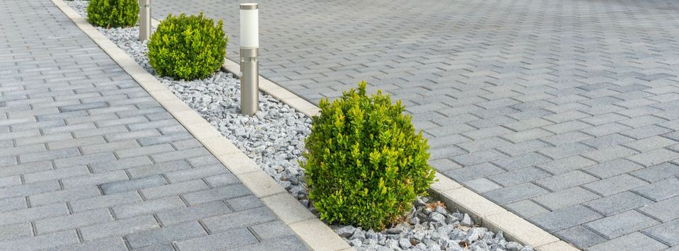 Driveway with Paver Stones