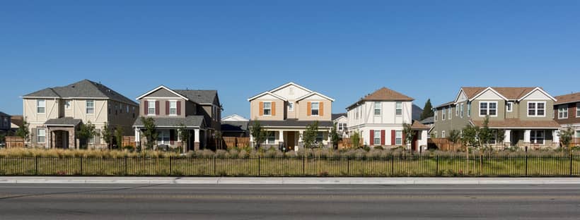 Row of Homes