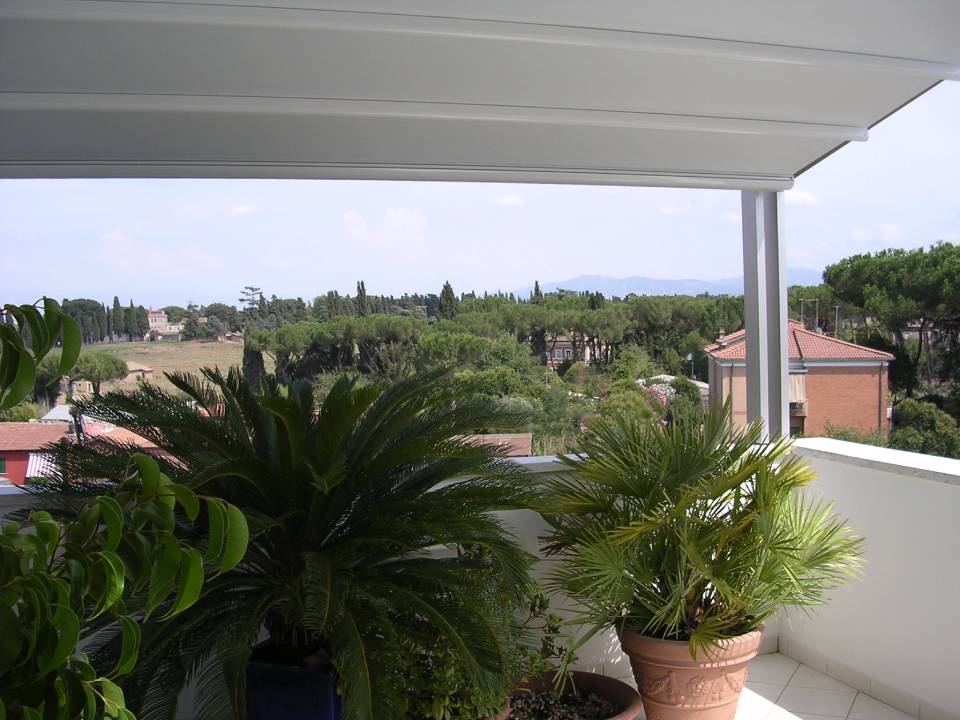 Pergolato realizzato in alluminio