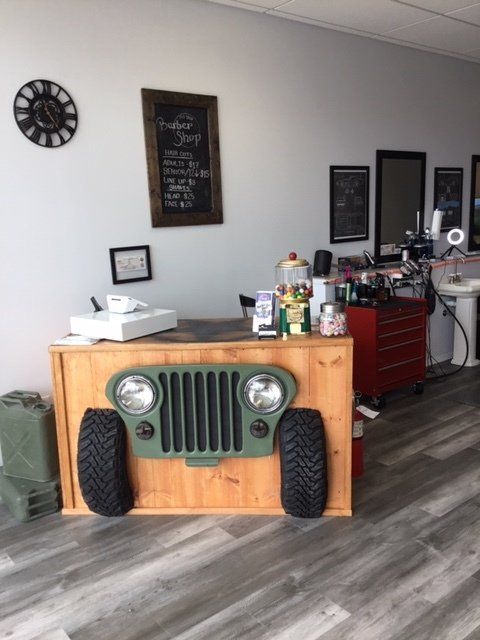 barber shop reception