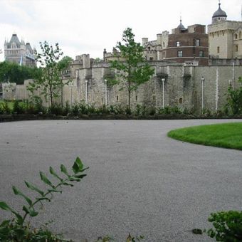 newly laid out surface