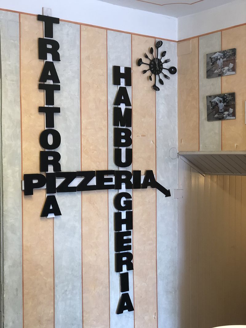 insegna del ristorante